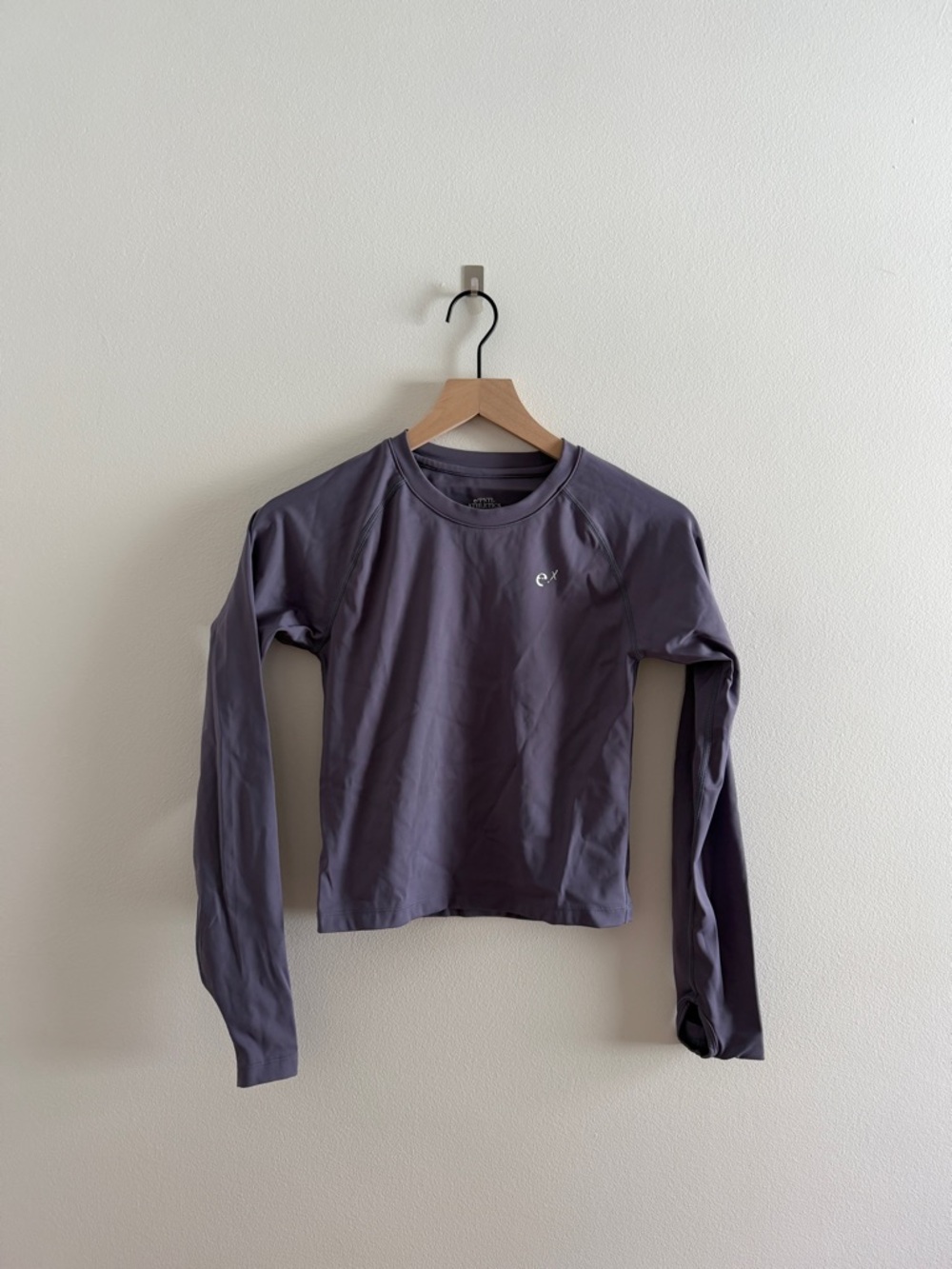 Women's Exponential Athletics Long-Sleeve Performance Tee in Dusty Lavender